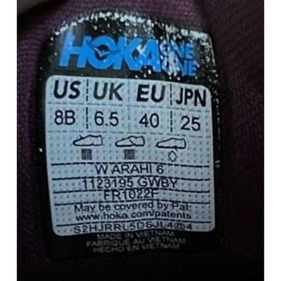 Womens Hoka Arahi 6 Walking Running Lace Up Sneakers Shoes - Picture 6 of 6